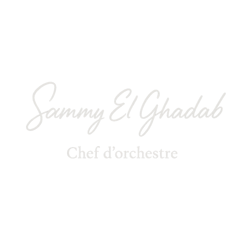 Signature Sammy El Ghadab avec Chef d'orchestre